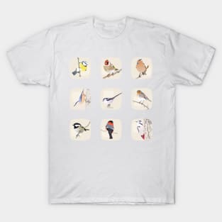 European Garden Birds T-Shirt